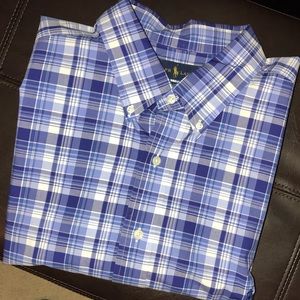Men’s Button Up Long Sleeve Polo Size XXL EUC